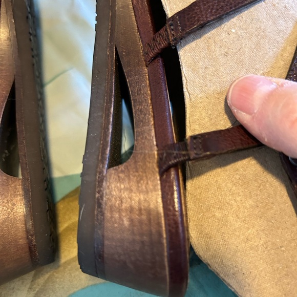 Frye Brown Leather Sandals - Picture 8 of 9